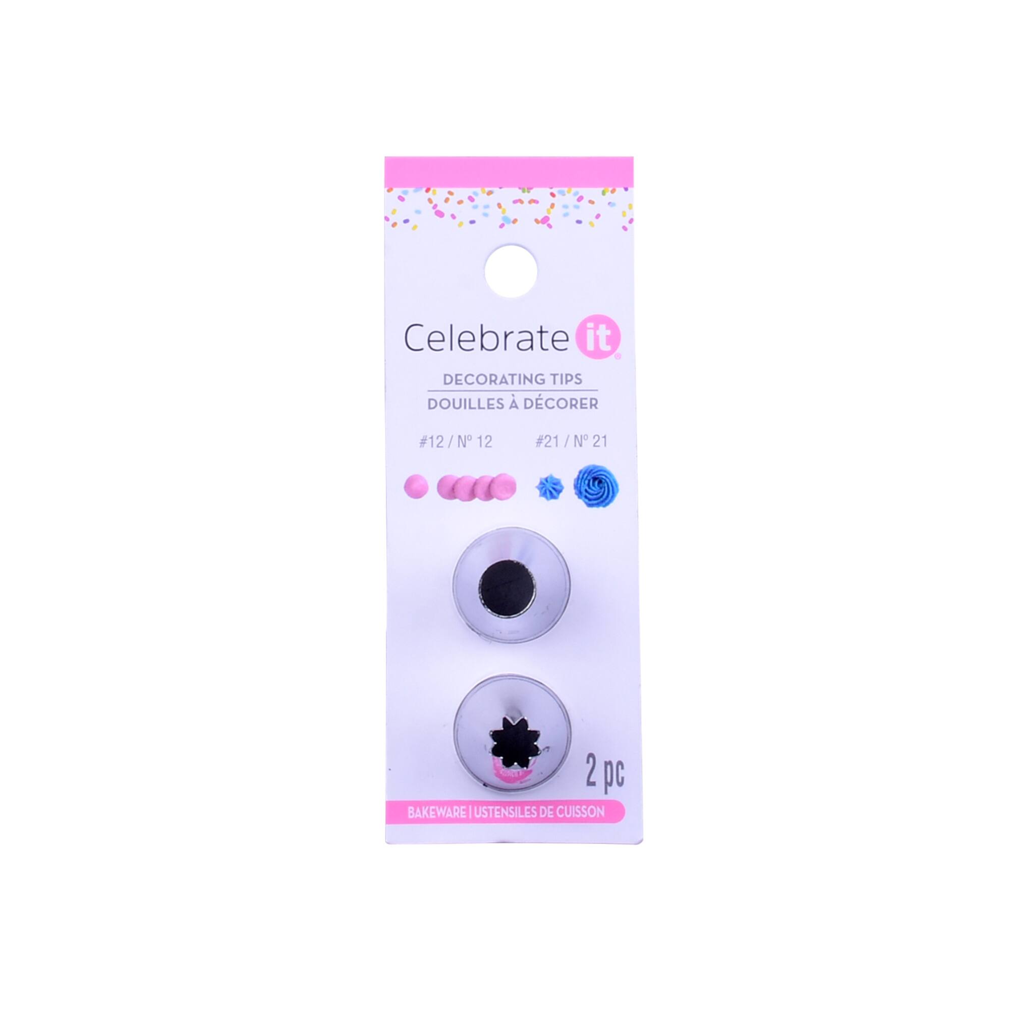 Round & Open Star Tip Set by Celebrate It™